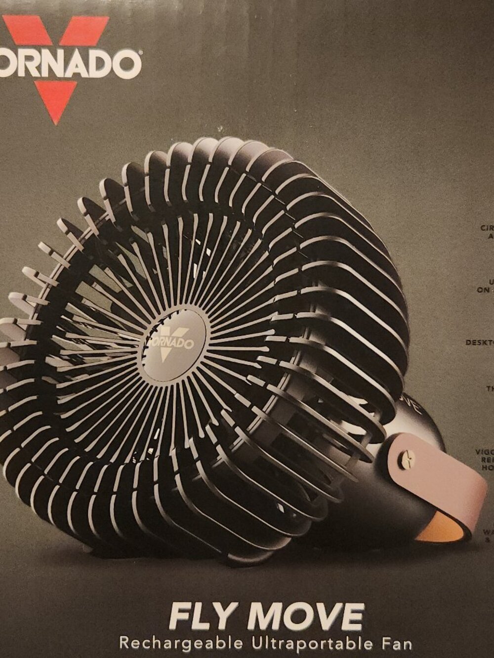 Vornado Fly Move Rechargeable Battery-Powered Ultraportable Fan